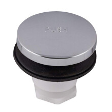 EZ-FLO Tappo di Scarico Tip-Toe ABS con Guarnizione in Gomma, Filettatura da 3/8 Pollici, Cromo