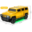 Mini RC Drift Truck 1:64 Scale 4WD Yellow 8