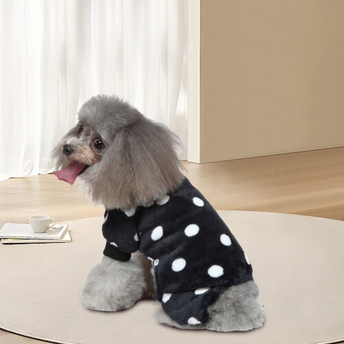 Dog Pajamas Plush Fall Bathrobe for Pets