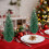 Miniature Pine Tree Tabletop Decoration Green 2