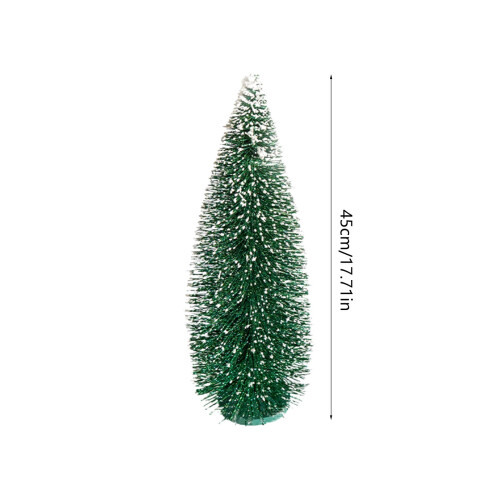 Miniature Pine Tree Tabletop Decoration Green 2