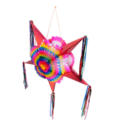 Rainbow Star Piñata Party Decoration Pentagram Child 2