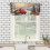 Rustic Farmhouse Christmas Valance Red Truck Pine Tree 3