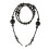 Eyeglass Strap ABS Beaded Neck Holder 2 Pcs 5