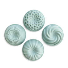 Nordic Ware Micro Mini Bundt Set, Vier 1-Cup Porties, Zeeglas