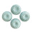 Nordic Ware Micro Mini Bundt Set, Vier 1-Cup Porties, Zeeglas 1