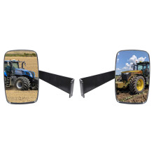Traktorspiegel Kit Set Mit Festen Armen Kompatibel mit John Deere 5000 & 6000 Serie