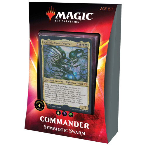 Magic: The Gathering Symbiotischer Schwarm Ikoria Commander Deck | 100 Karten Deck | 4 Folien Legenden