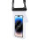 Waterproof Phone Bag Set 7.5 Inch Double Compartment 2 Pack 1