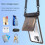 Waterproof Phone Bag Set 7.5 Inch Double Compartment 2 Pack 4