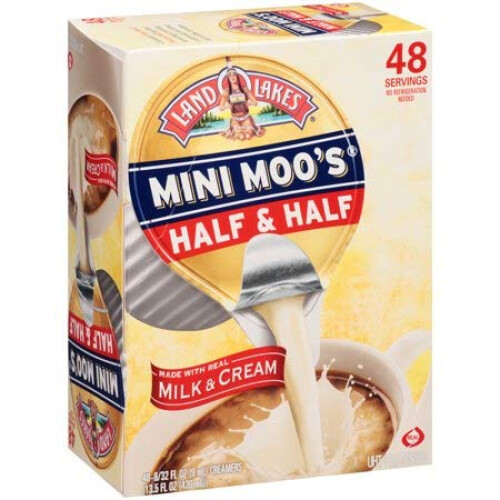 1-Land O Lakes Mini Moo's Halbfett 48-Einzelportionen Milchcreamer