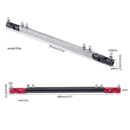 Double Bass Drum Pedal Drive Shaft Rod Replacement 2