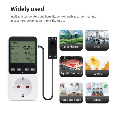 Digital Temperature and Humidity Controller with LCD, 2