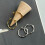 925 Sterling Silver Twisted Huggie Hoop Earrings 26mm 2