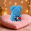 Sky Blue Rose Ornament Plastic Bouquet Decor 6