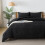 Black Boho King Comforter Set Microfiber 3-Piece 6