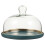 Cake Bread Sampling Plate with Glass Lid Set of 1 1