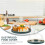 Cake Bread Sampling Plate with Glass Lid Set of 1 8