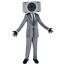 NECA Skibidi Toilet Speakerman Fun Costume for Kids Rubies for Themed Parties and Halloween Medium