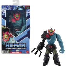 Masters del Universo He-Man y Figura Grande Trap Jaw con Accesorio, 8.5 in