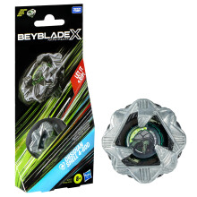 Beyblade X Obsidian Shell 4-60D Set de Aumento con Top de Defensa; Juegos/Toys Takara Tomy 8+