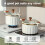 Enamel Cast Iron Dutch Oven 2.64 Gal with Lid 6