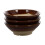 Vintage Soup Bowls Light Brown 3-Piece Set 5