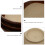 Vintage Soup Bowls Light Brown 3-Piece Set 8