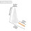 Wooden Handle Coffee Cloth Filter White 1 Piece 3
