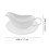 White Ceramic Gravy Boat with Saucer 1 Set 4