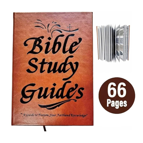 Bible Study Guide and Journal 66 Pages