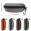 Hard EVA Glasses Case with Clip and Zipper Silver 5
