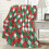 Christmas Throw Blanket Red Green Stripes Polyester Flannel 4