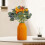Fall Floral Picks Artificial 14 Inch White 6 Pack 4