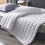 Fiber Mattress White Polyester 1.35 x 2 m Thickened Soft 4