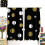 Polka Dot Curtains White Gold Dots 55x39 Inch 3