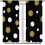 Polka Dot Curtains White Gold Dots 55x39 Inch 7