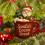 Martini Glass Christmas Ornament Drink Theme 7