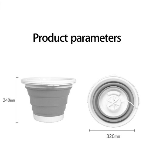 Portable USB Mini Washing Machine for Underwear Socks 1 Unit 2