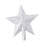 Christmas Tree Top Star Pendant Silver Holiday Decoration 3