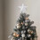 Christmas Tree Top Star Pendant Silver Holiday Decoration 8