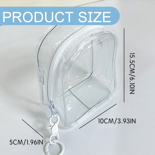 Clear Hanging Display Case PVC Storage Box for 6 Inch Plush 2