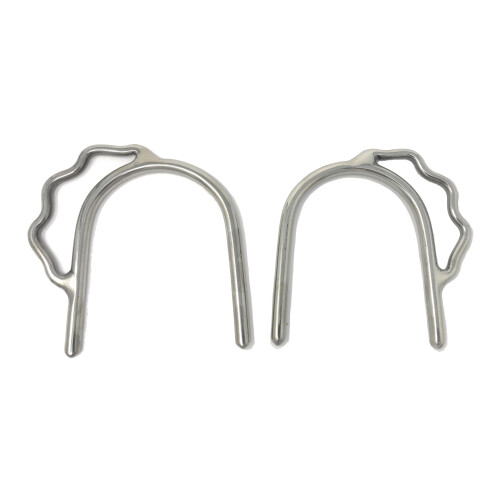 AJ Tack RVS Slip On Bumper Spurs - Dames