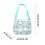 Mesh Beach Toy Bag with Zipper Light Blue 1 Pack 4