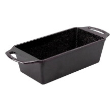 Lodge Gietijzeren Broodpan 8.5x4.5 Inch, Zwart