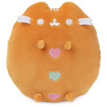 Gund Pusheen Lebkuchen Squisheen, Plüschtier für 8 Jahre und älter, Braun/Weiß, 15 cm