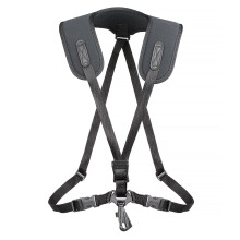 Neotech Saxofoon Super Harnas - XL - Lussenbevestiging - Comfortabele Neopreen Harnas - Marching Band Musthaves - Zwart