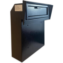 Cassetta Postale Locking Plugsharge con Copertura, Acciaio Zincato Durevole, Montata su Porta