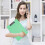 Nursing Clipboard Green Heavy-Duty Plastic 12x9in 2