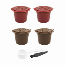 Refillable Coffee Filter Capsules for Nespresso 4 pcs